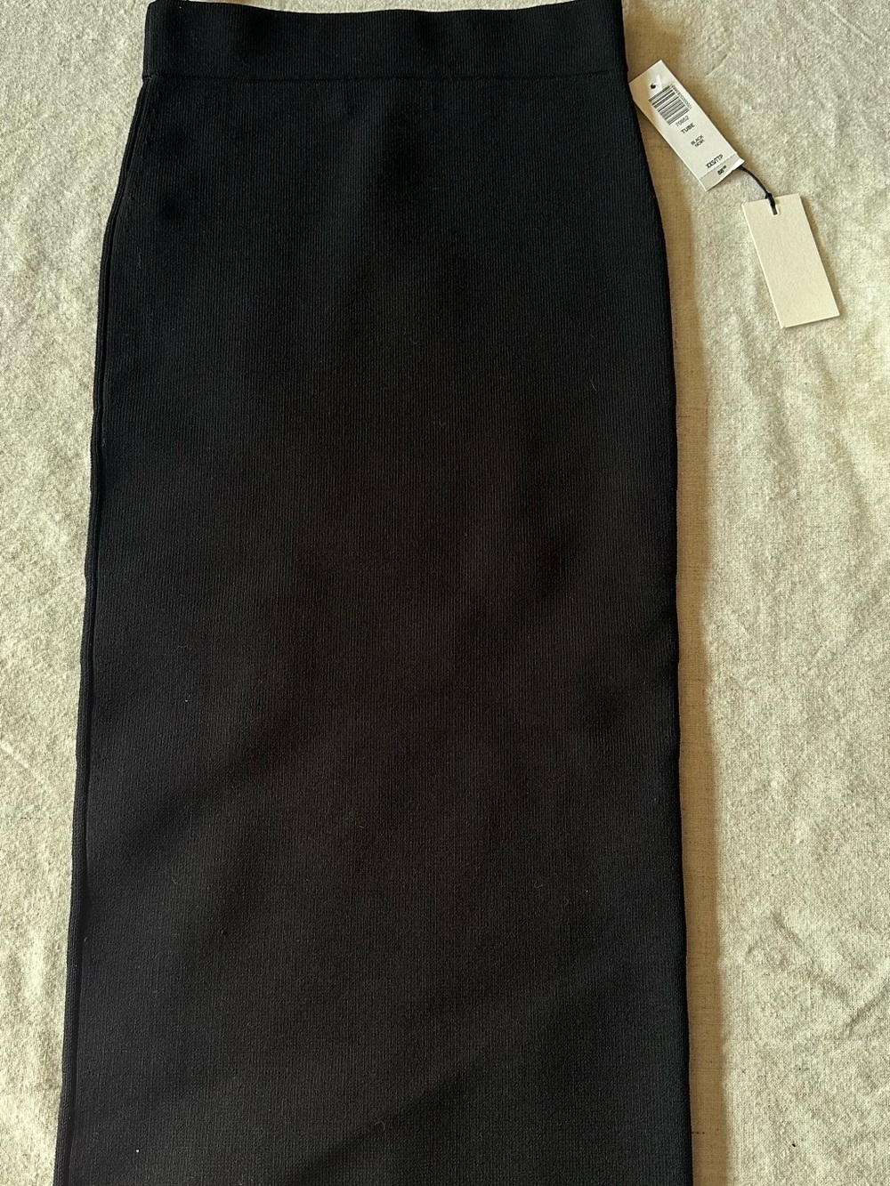Babaton Black High-Rise Pencil Skirt